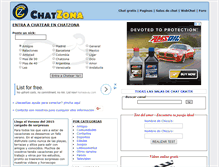 Tablet Screenshot of chatzona.com