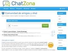 Tablet Screenshot of chatzona.net